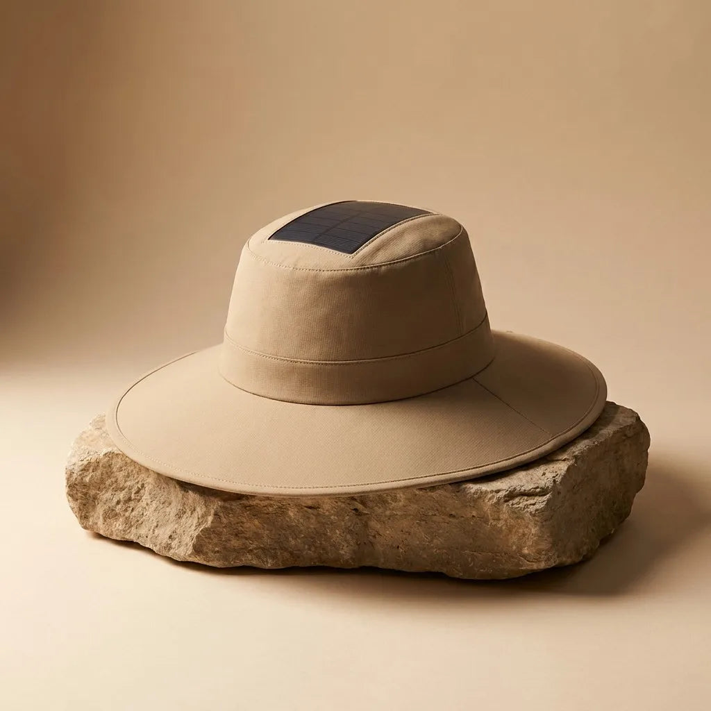Sun-Powered Cooling Hat